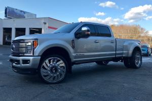 Ford F-350 Platinum Super Duty King Ranch Crew Cab on Forgiato Wheels (Turbinata)